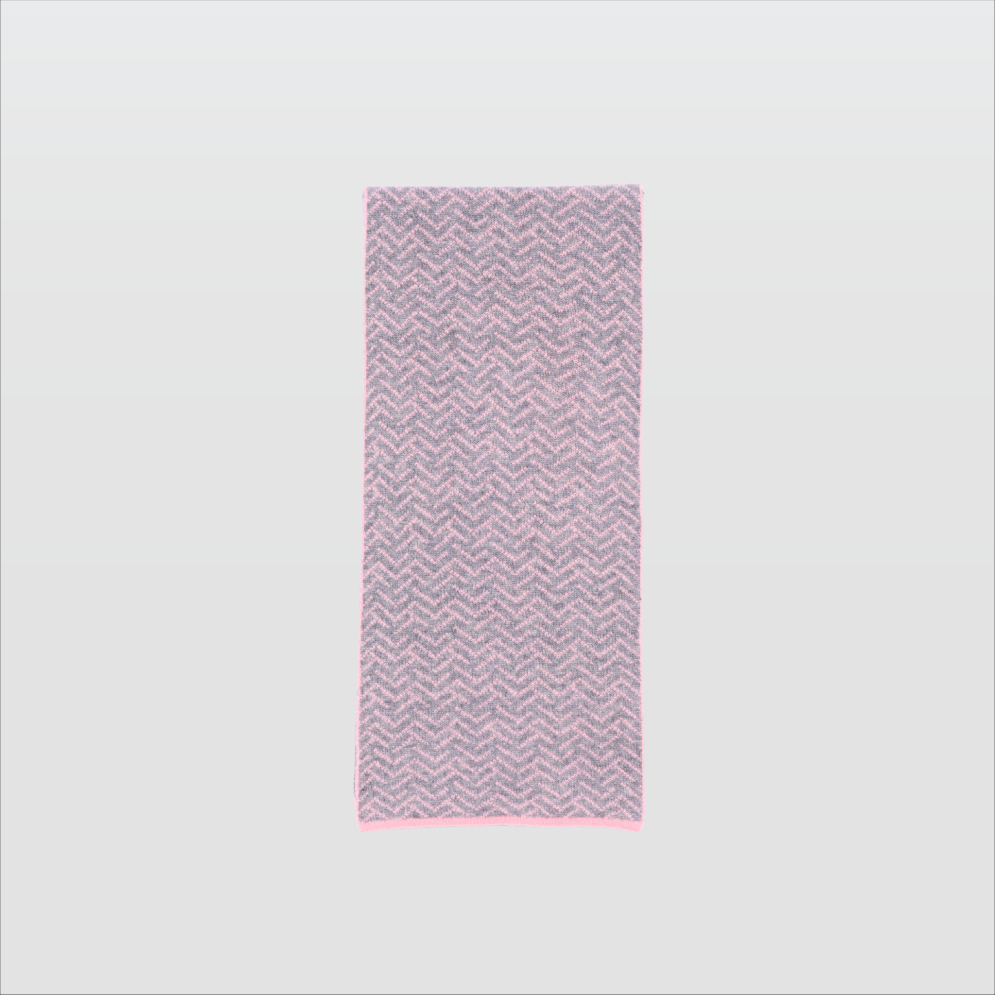 NDOVA-Luxe Zig Zag Scarf-Pink-F