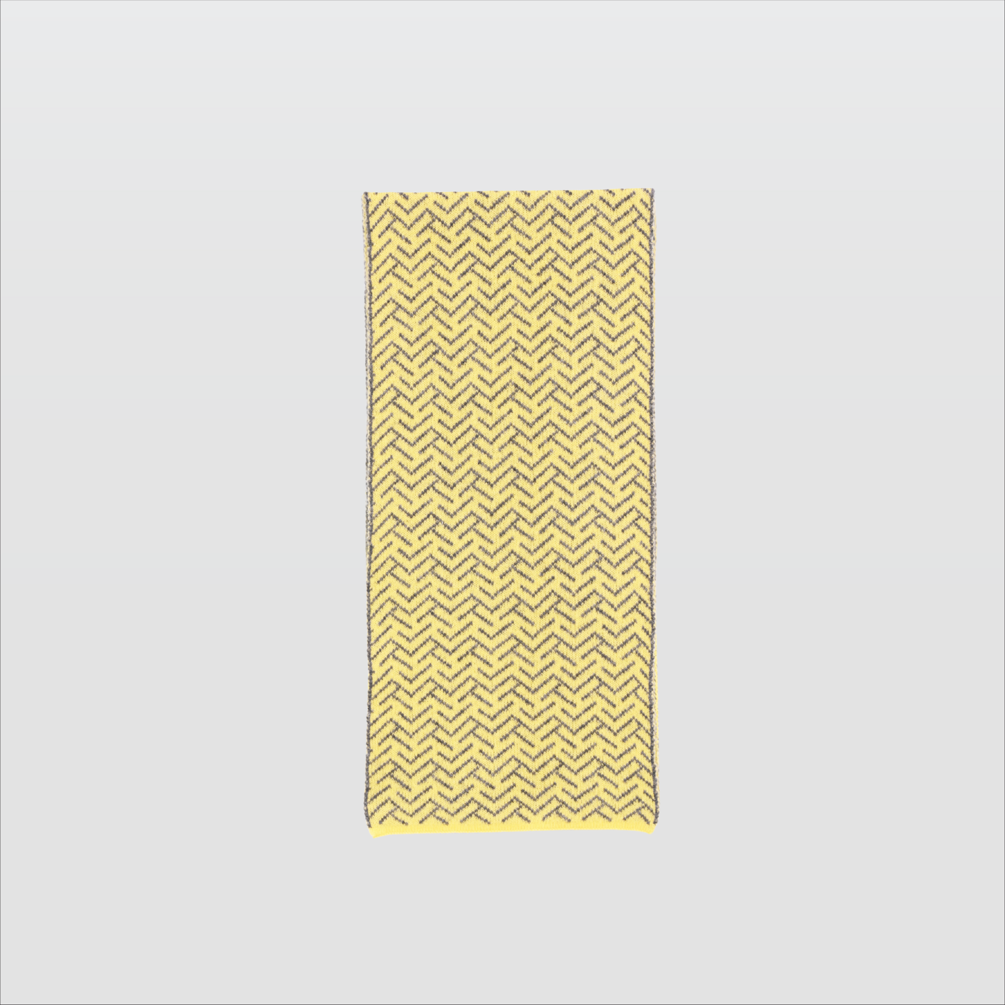 NDOVA-Luxe Zig Zag Scarf-Yellow-F