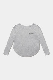 Aim Higher Club 2-Way Long Sleeve Top-Flecking Grey/L