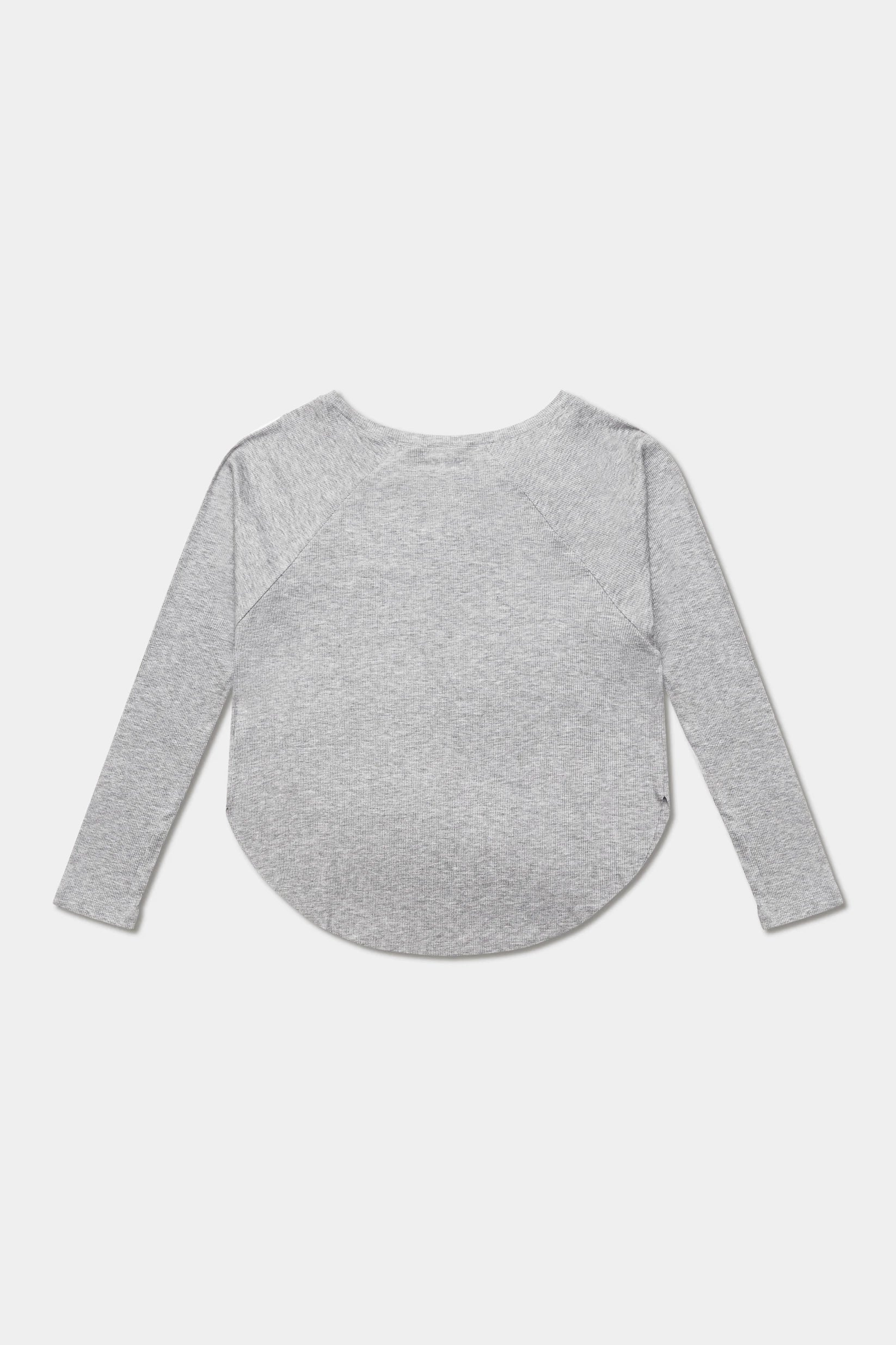 Aim Higher Club 2-Way Long Sleeve Top-Flecking Grey/L