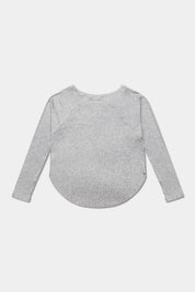 Aim Higher Club 2-Way Long Sleeve Top-Flecking Grey/L