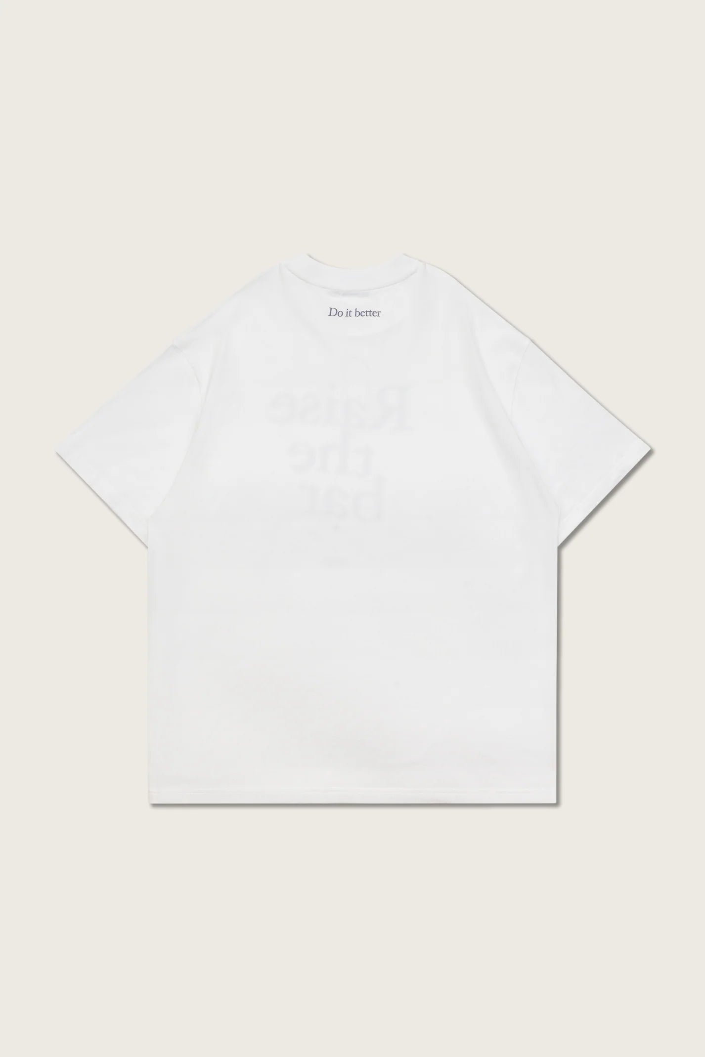 Aim Higher Club BASIC TEE-RAISE THE BAR/WHITE/S