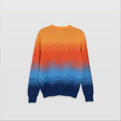 DREW-OMBRE MUTI COLOUR PULLOVER- ORANGE-F