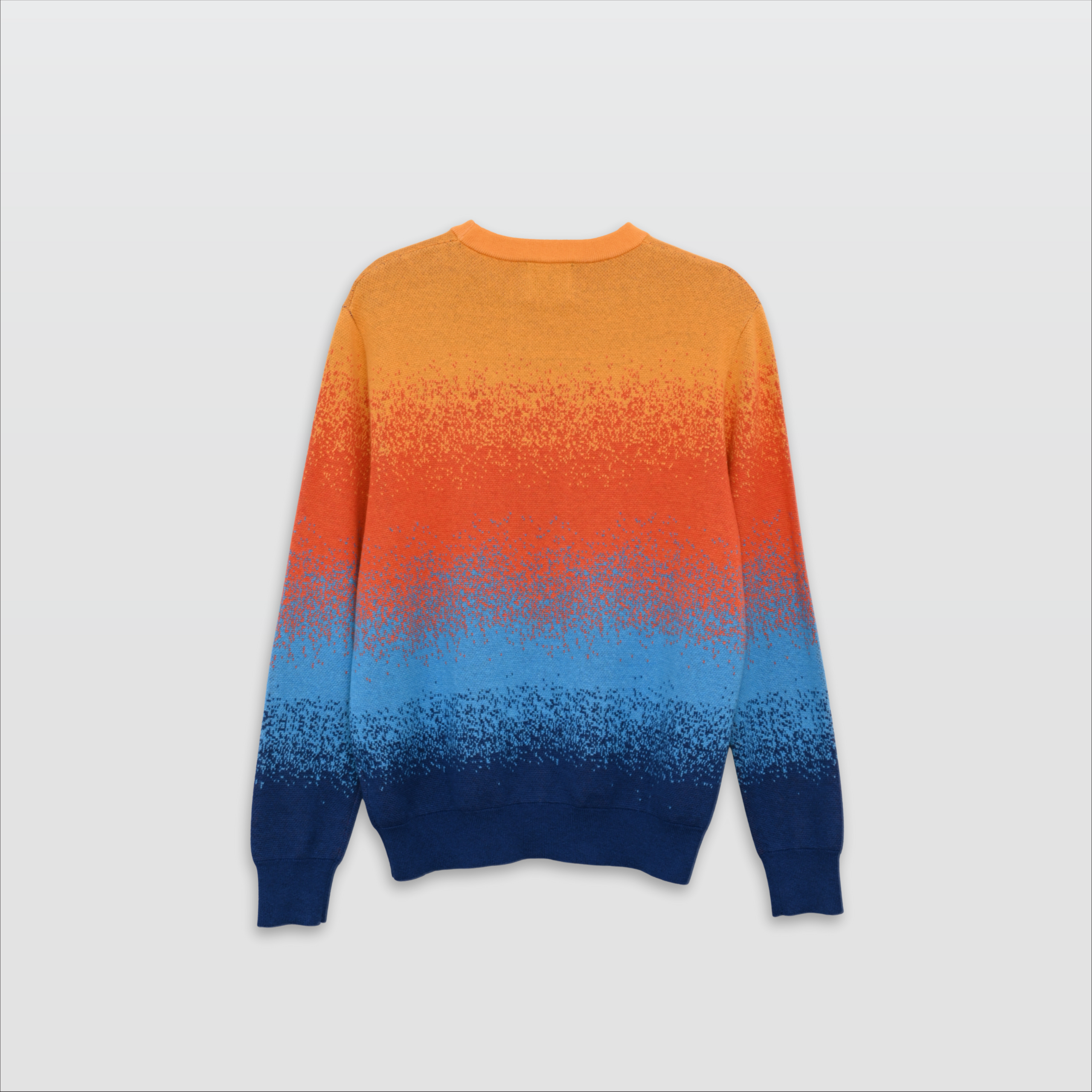 DREW-OMBRE MUTI COLOUR PULLOVER- ORANGE-F