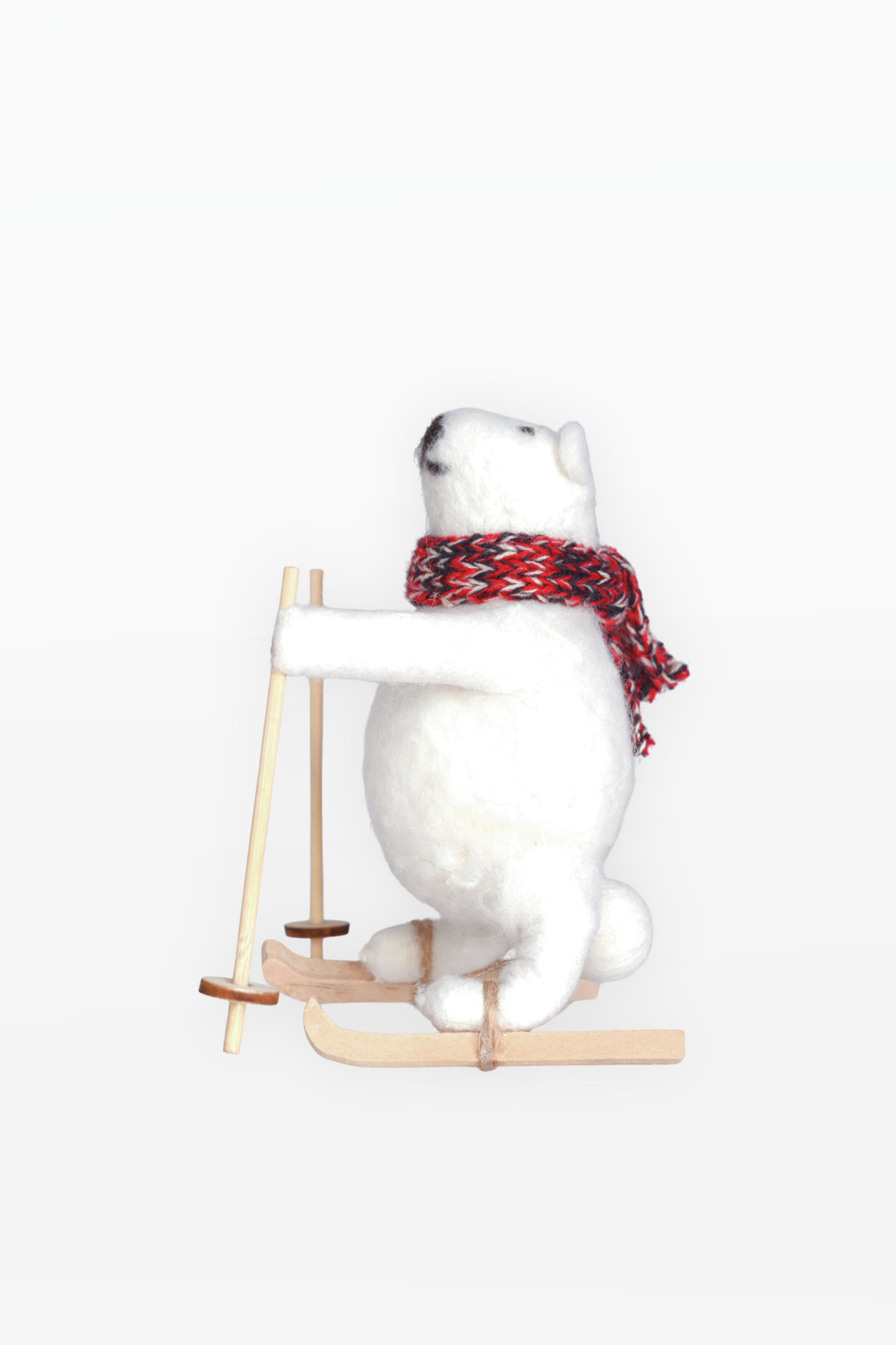CHAPTEr.R FELT CHRISTMAS ORNAMENT-POLAR BEAR