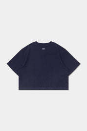 Aim Higher Club Basic Crop Top/Navy