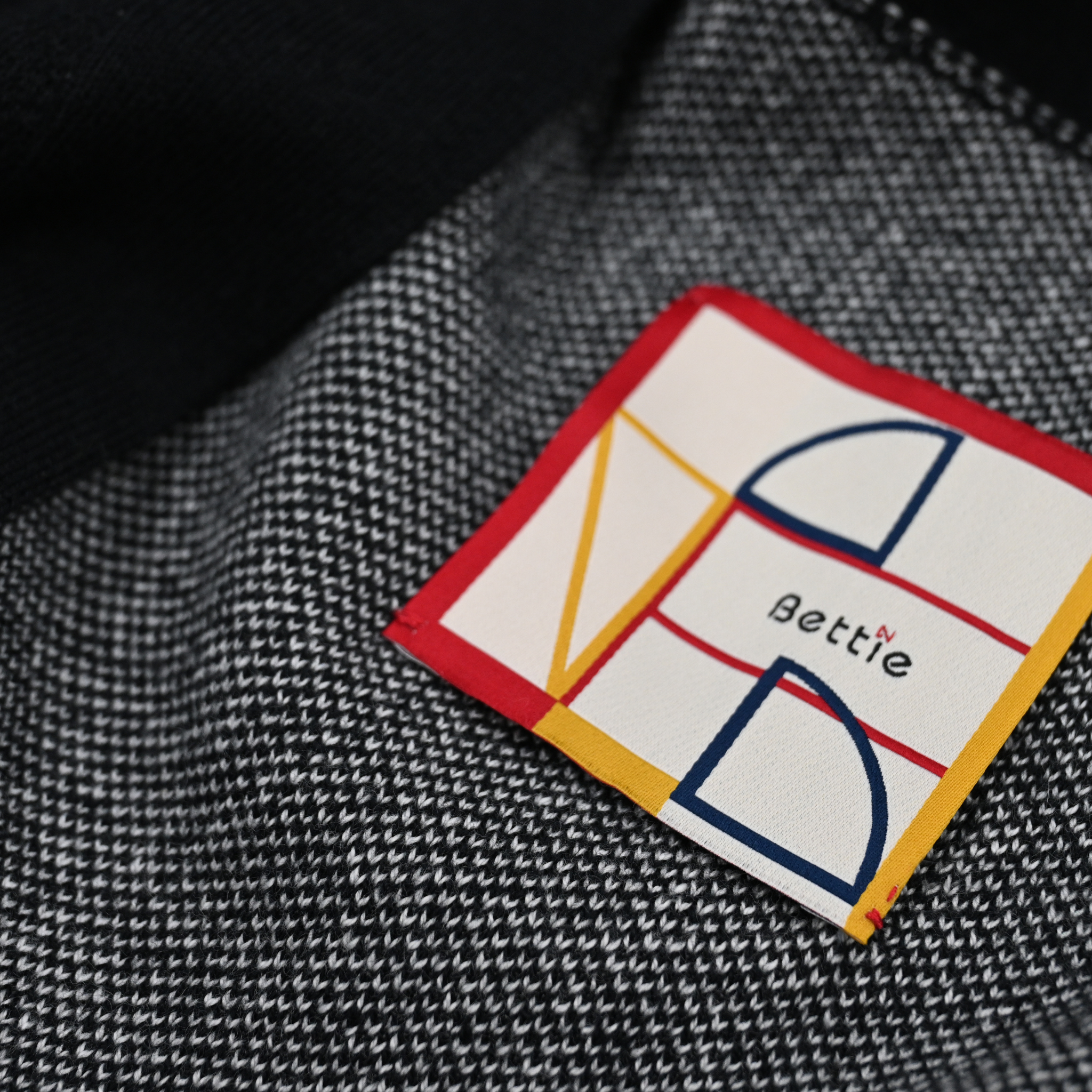 Bettie Knit Cardigan - Black/Grey