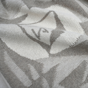 Bettie Knit Cardigan - Beige/White