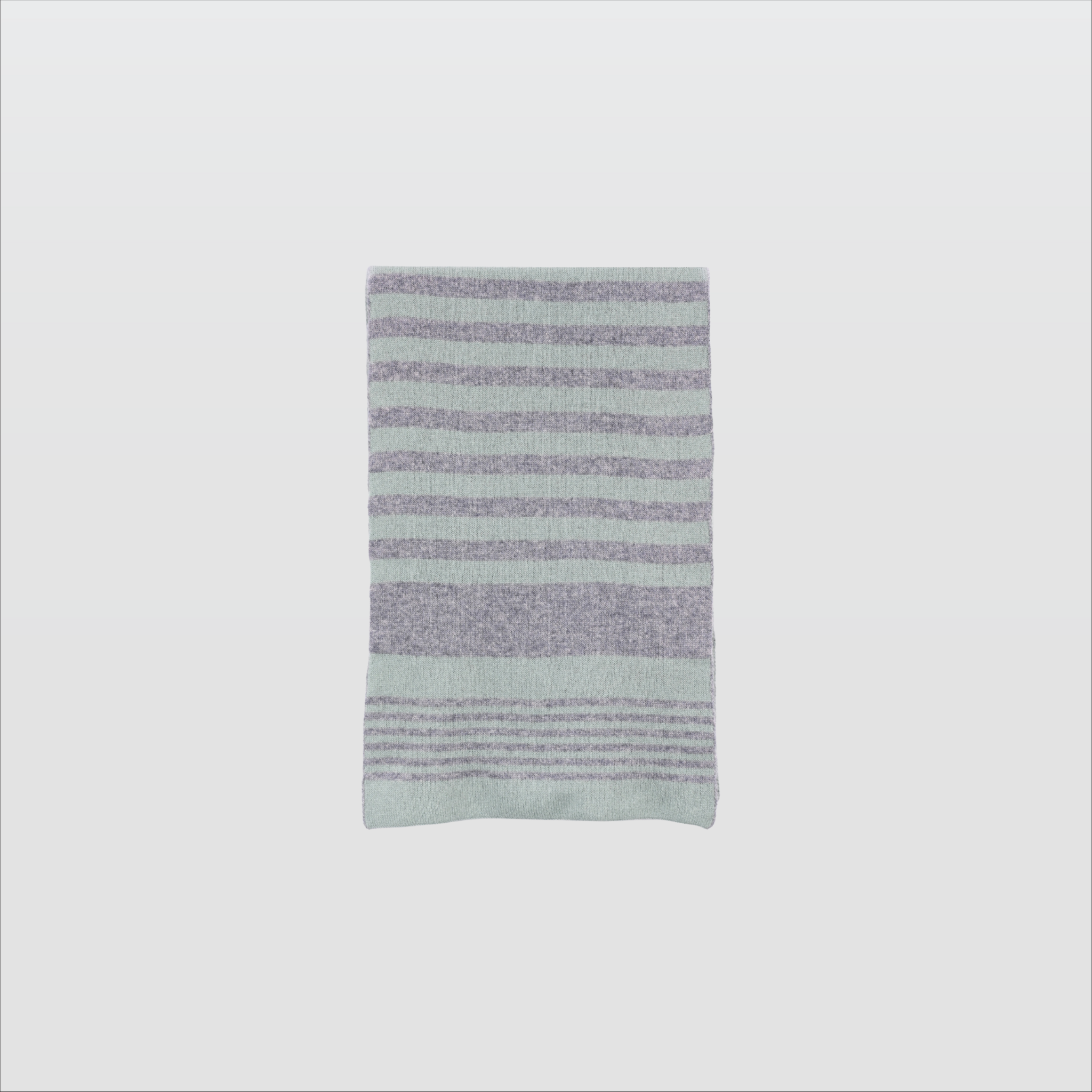 NDIA-Luxe Multi Stripe Scarf-Green-F