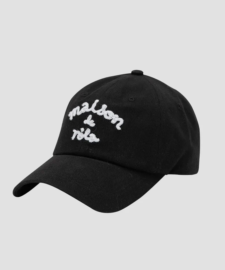 ROLAROLA MAISON DE ROLA EMBROIDERY CAP/BLACK/F