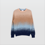 DREW-OMBRE MUTI COLOUR PULLOVER- BEIGE-F