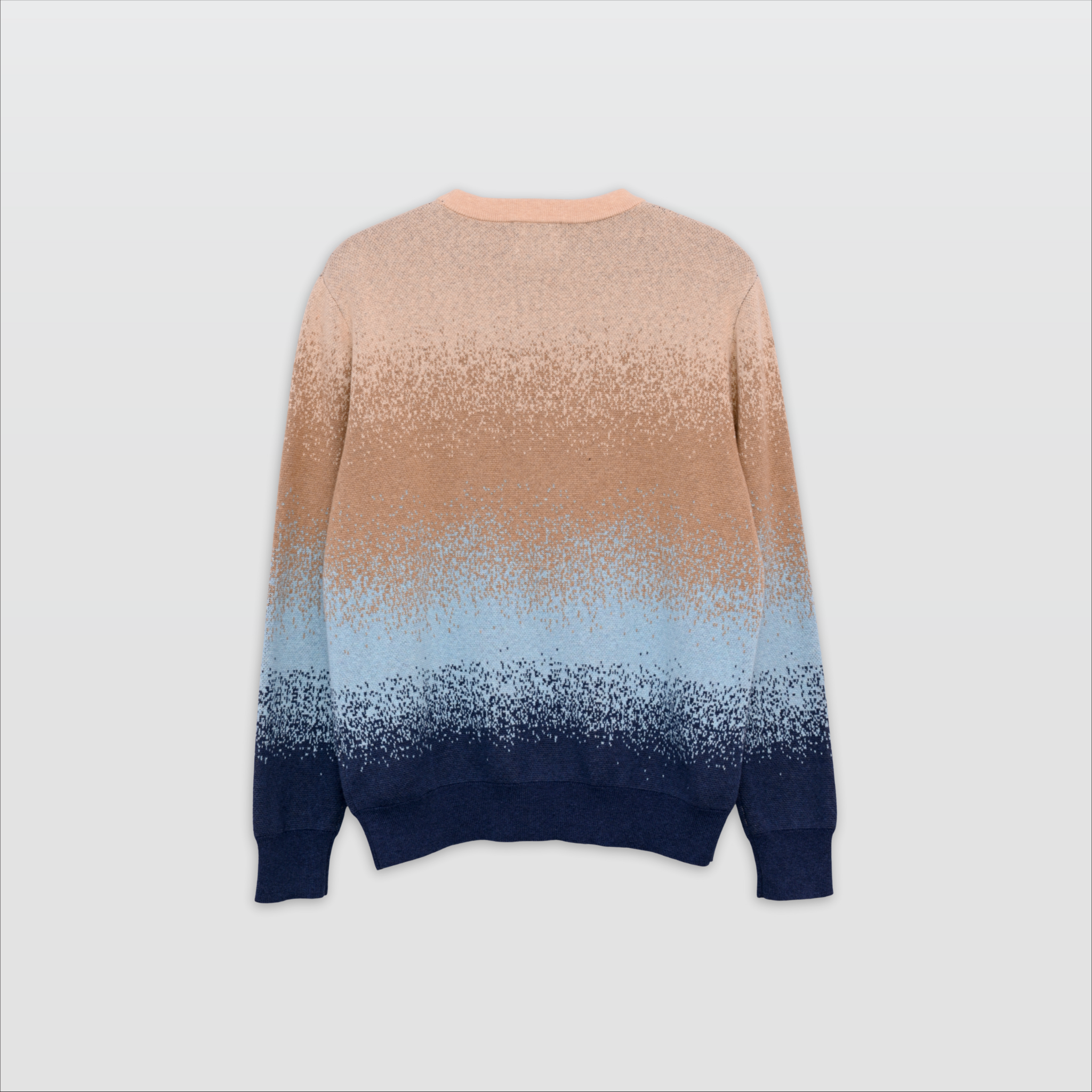 DREW-OMBRE MUTI COLOUR PULLOVER- BEIGE-F