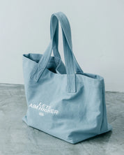Aim Higher Club Tote Bag-Water Blue