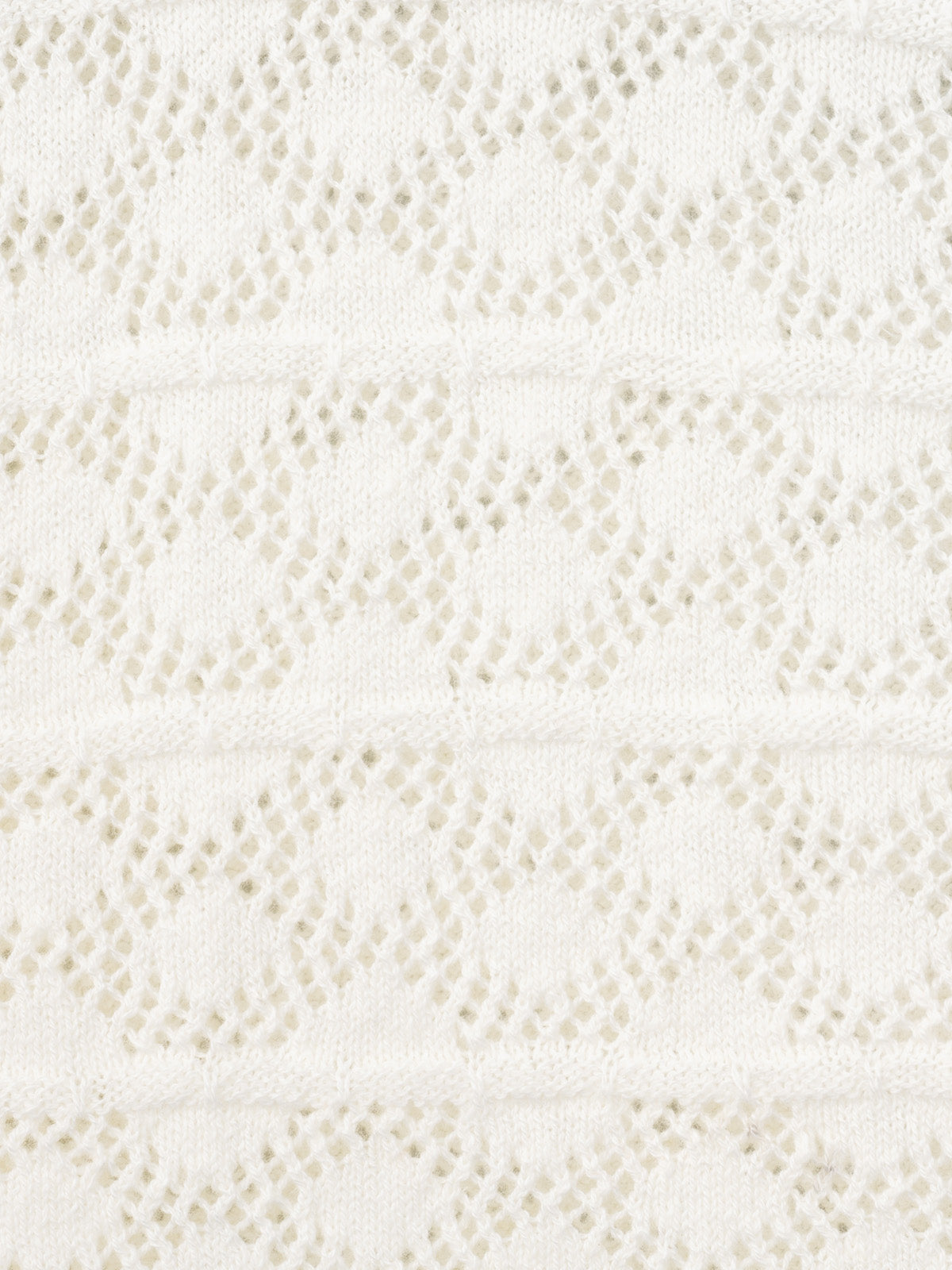 CELIA-Pointelle Cardigan with Contrast Tipping