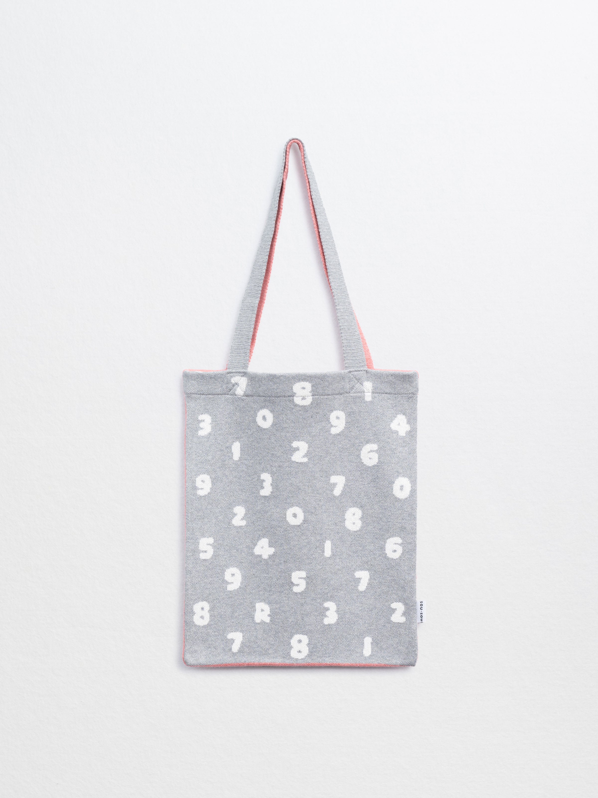 SOU・SOU X CHAPTEr.R Knit Tote Bag-Grey