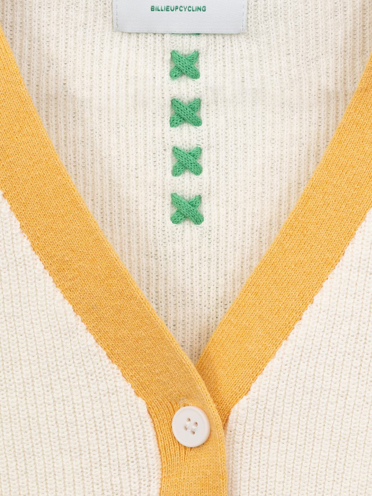 CHANE- Structured Cardigan With Kitten Emb-White