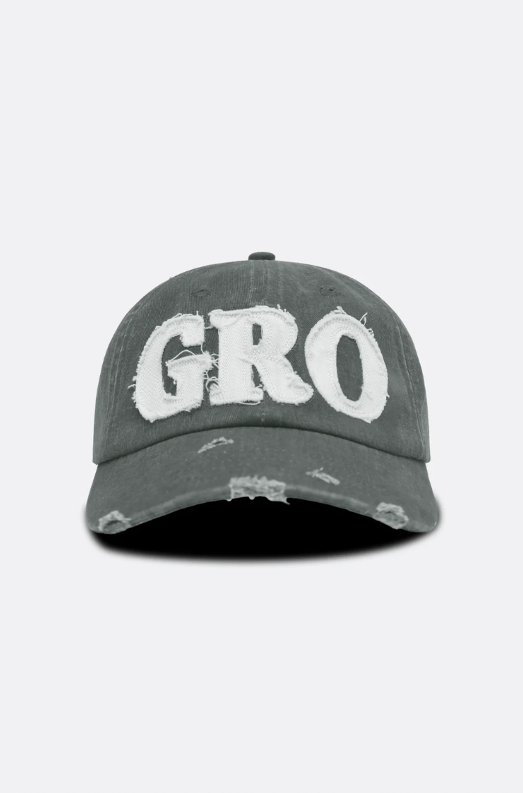 GROCERY DISTRESSED LOGO WASHED CAP/GREY/F