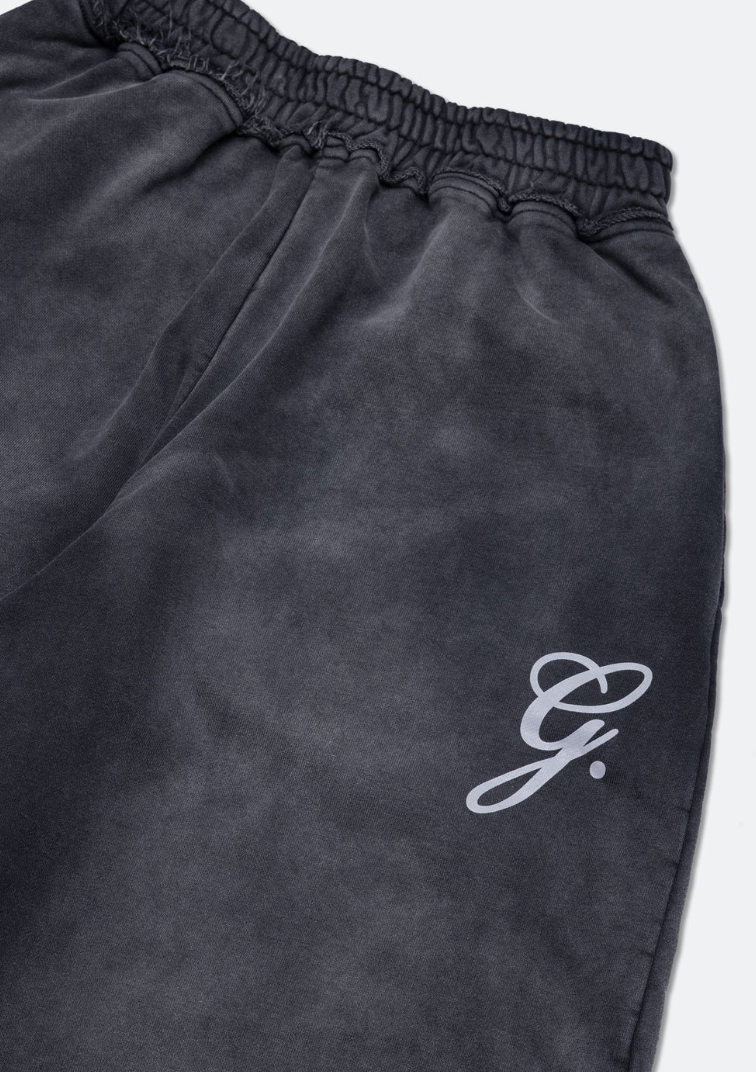 GROCERY FADED WASHED WIDE LEG SWEATPANTS/GREY/F