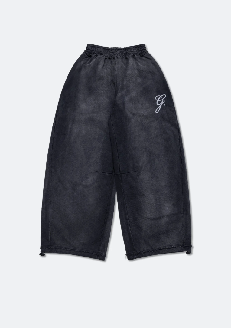 GROCERY FADED WASHED WIDE LEG SWEATPANTS/GREY/F