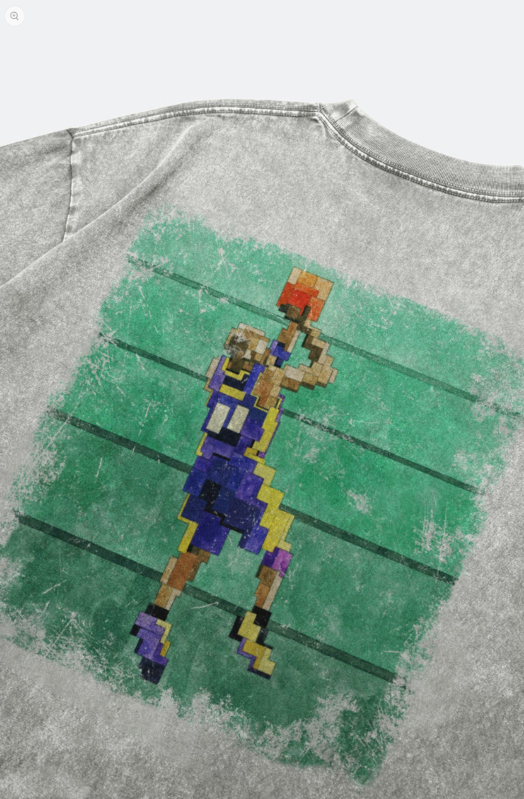 GROCERY KB 3.0 FADEAWAY WASHED TEE/GREY BY ADAM LISTER