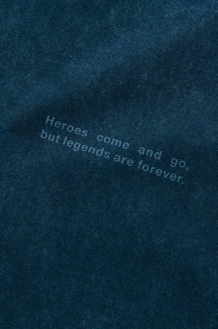 GROCERY KB 5.0 NO.8 WASHED TEE/NAVY BY ADAM LISTER