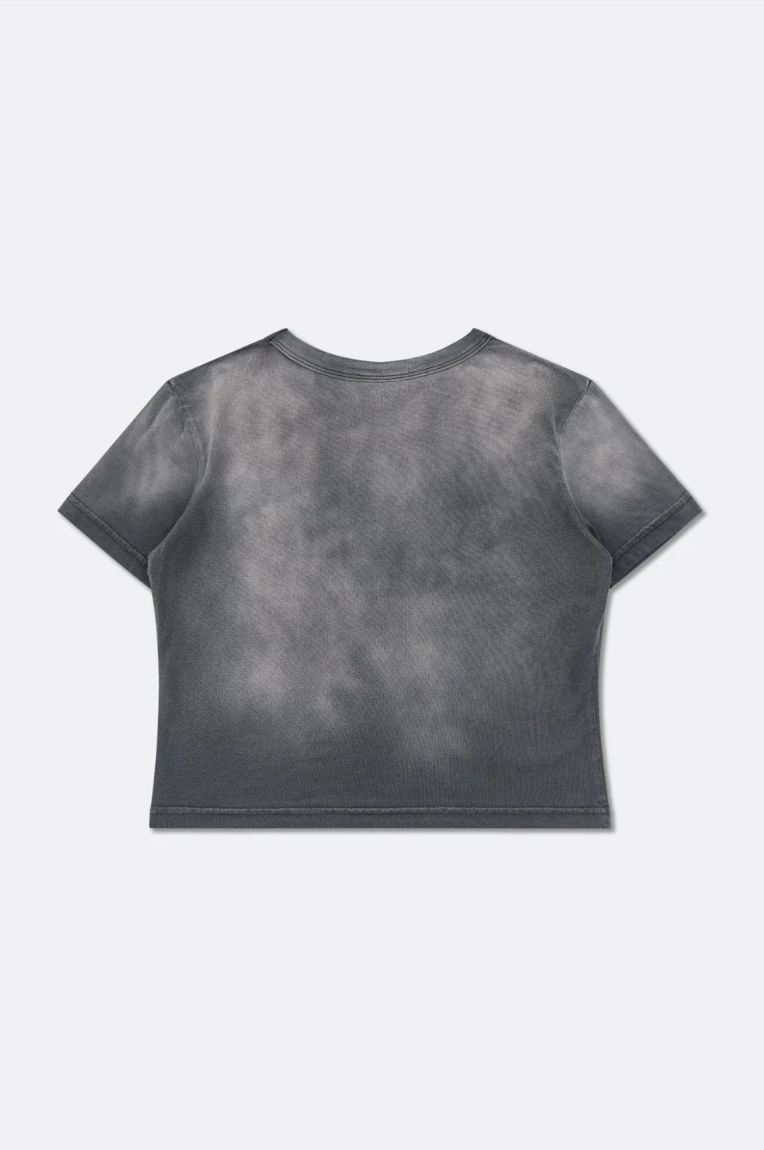 GROCERY WASHED COLLEGE BABY TEE/FADED GREY/M