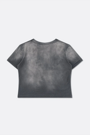 GROCERY WASHED COLLEGE BABY TEE/FADED GREY/M