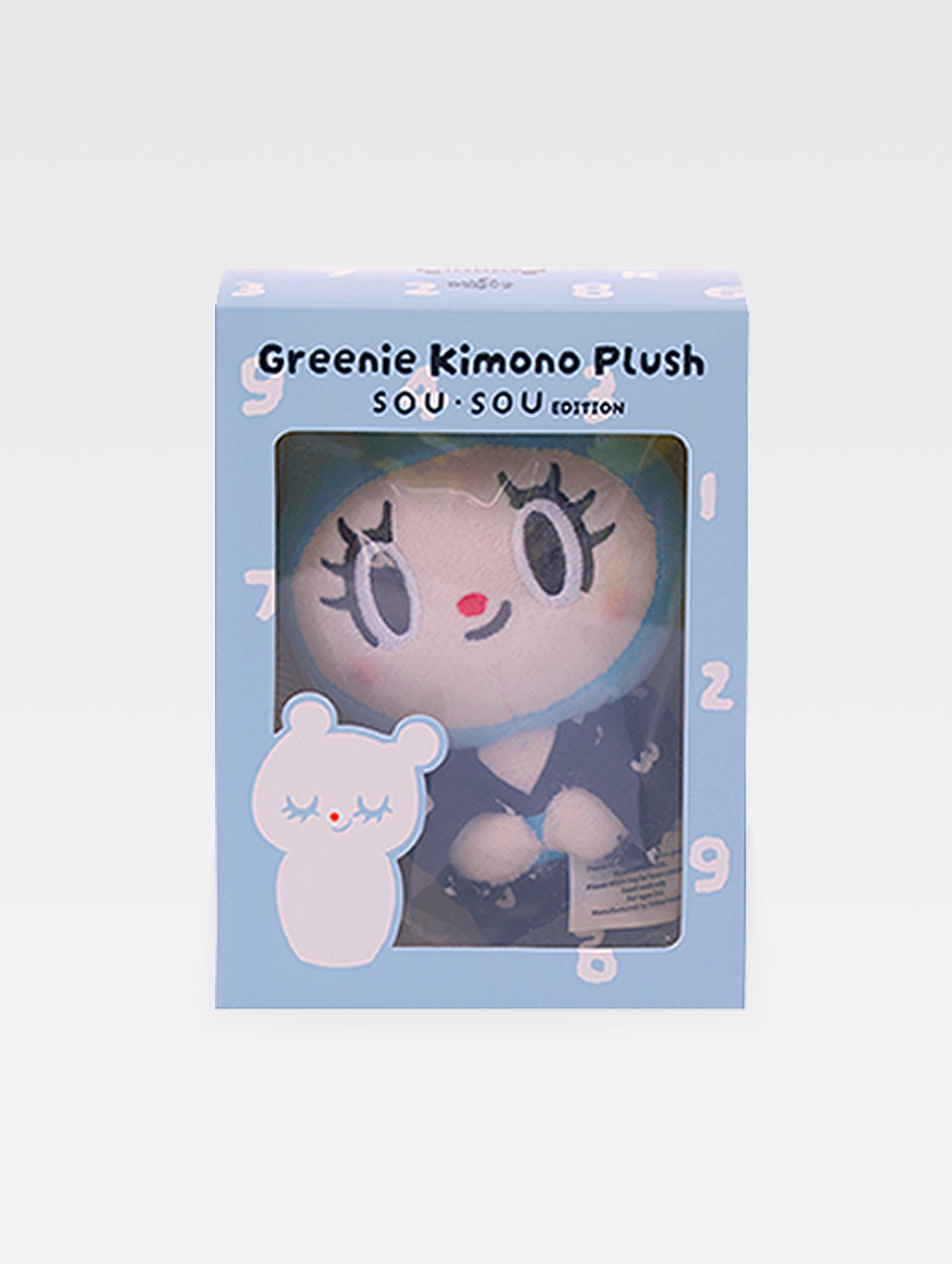 SOU・SOU X CHAPTEr.R x Unbox Greenie Plush Figure w/SO-SU-U pattern fabric