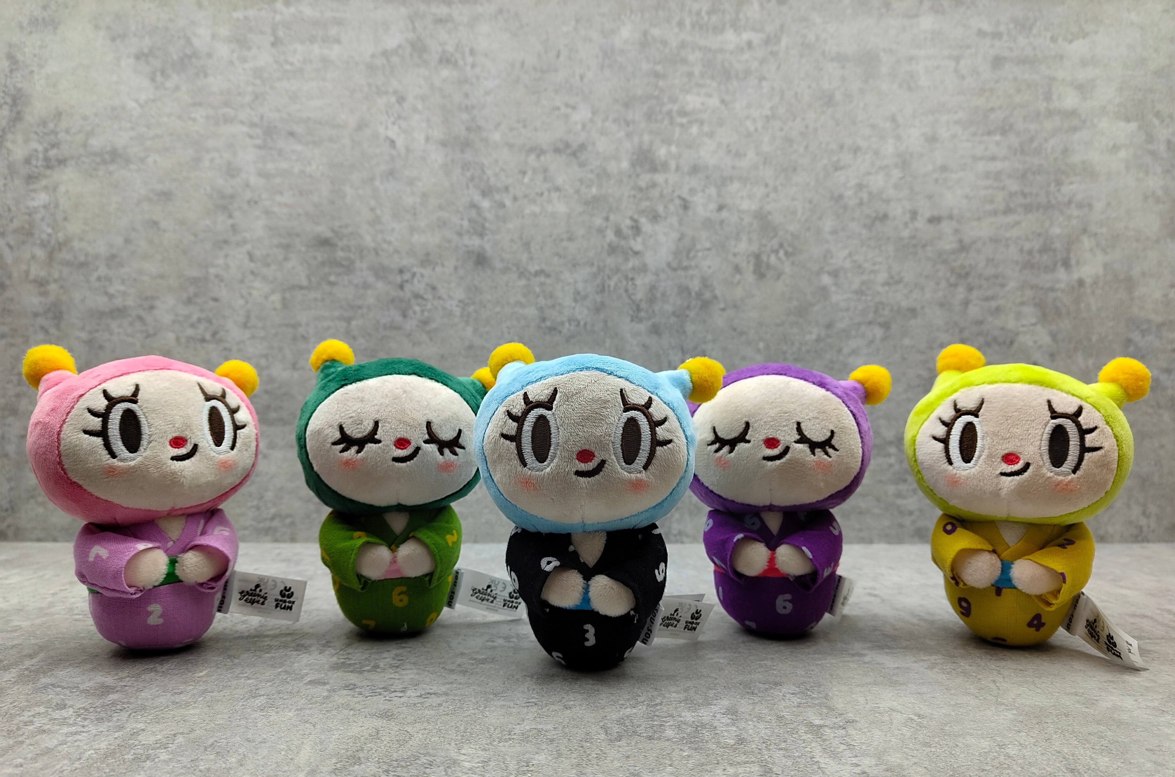 SOU・SOU X CHAPTEr.R x Unbox Greenie Plush Figure w/SO-SU-U pattern fabric