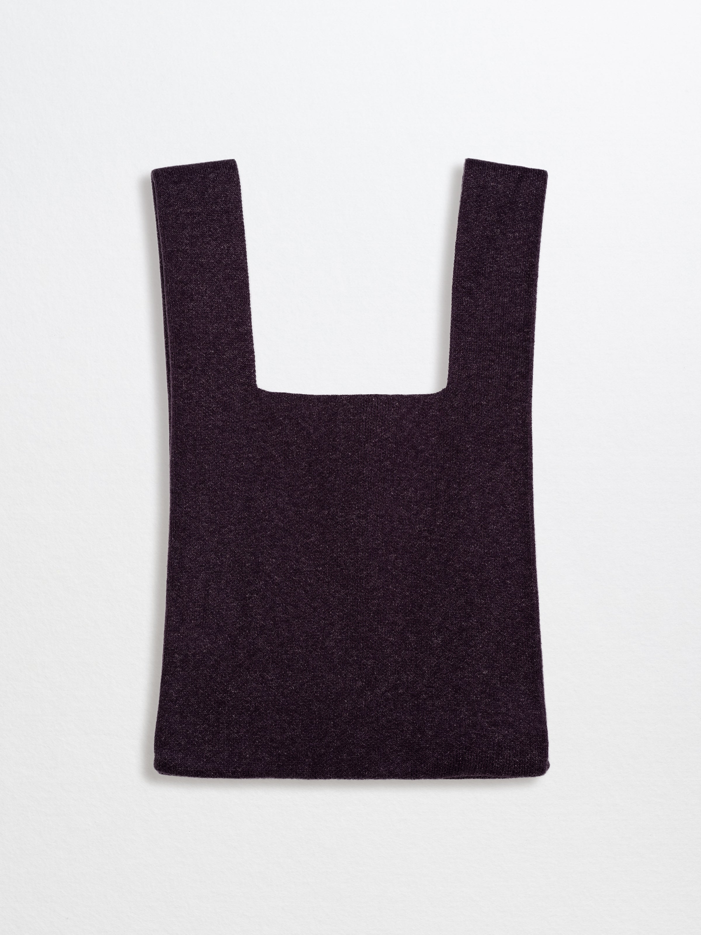 NOLIE - Knit Denim Bag-Purple