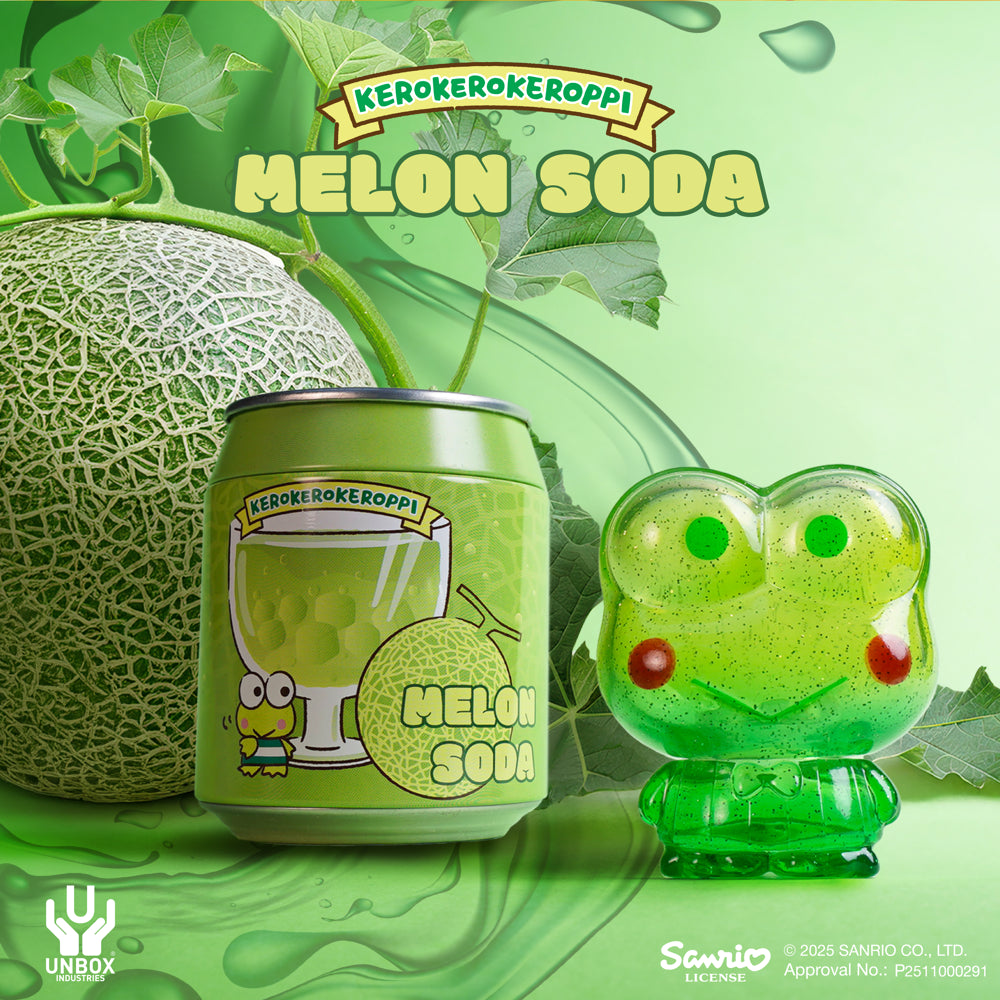 UNBOX - SANRIO SODA SERIES (KEROPPI SET OF THREE CANS)