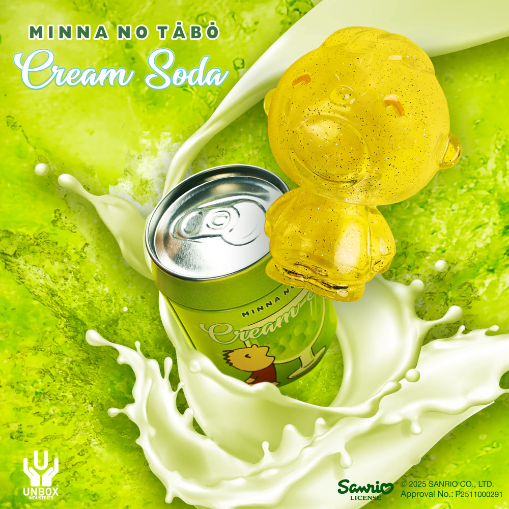 UNBOX - SANRIO SODA (MINNA NO TABO SET OF THREE CANS)