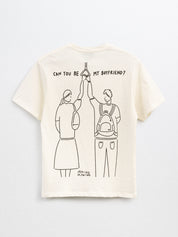 Moving Drawing - Can You Be My Boyfriend Tee