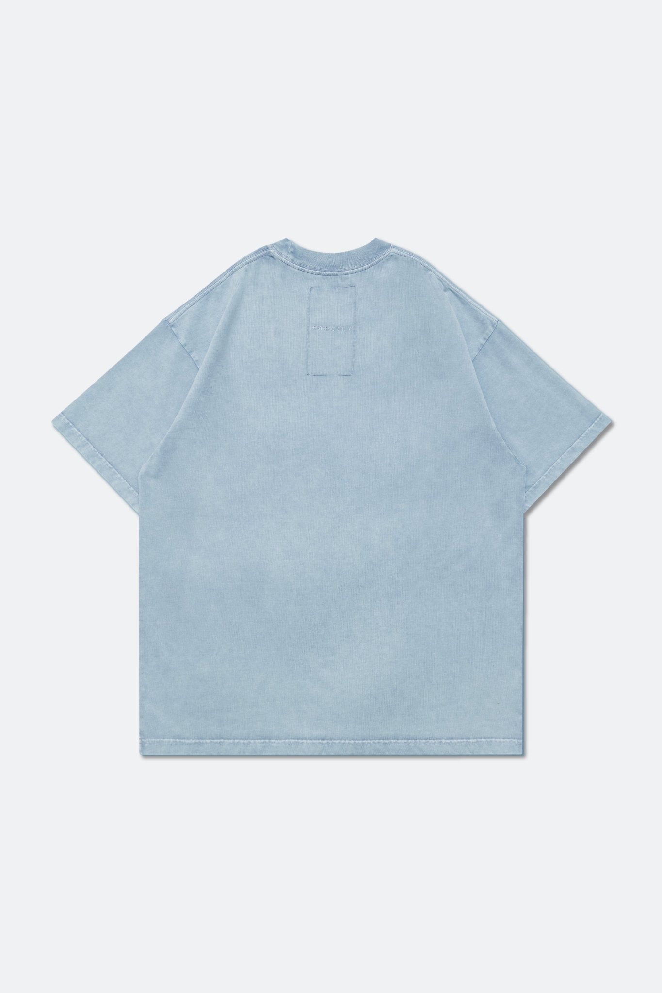GROCERY BASIC WASHED BOXY TEE/ BABY BLUE