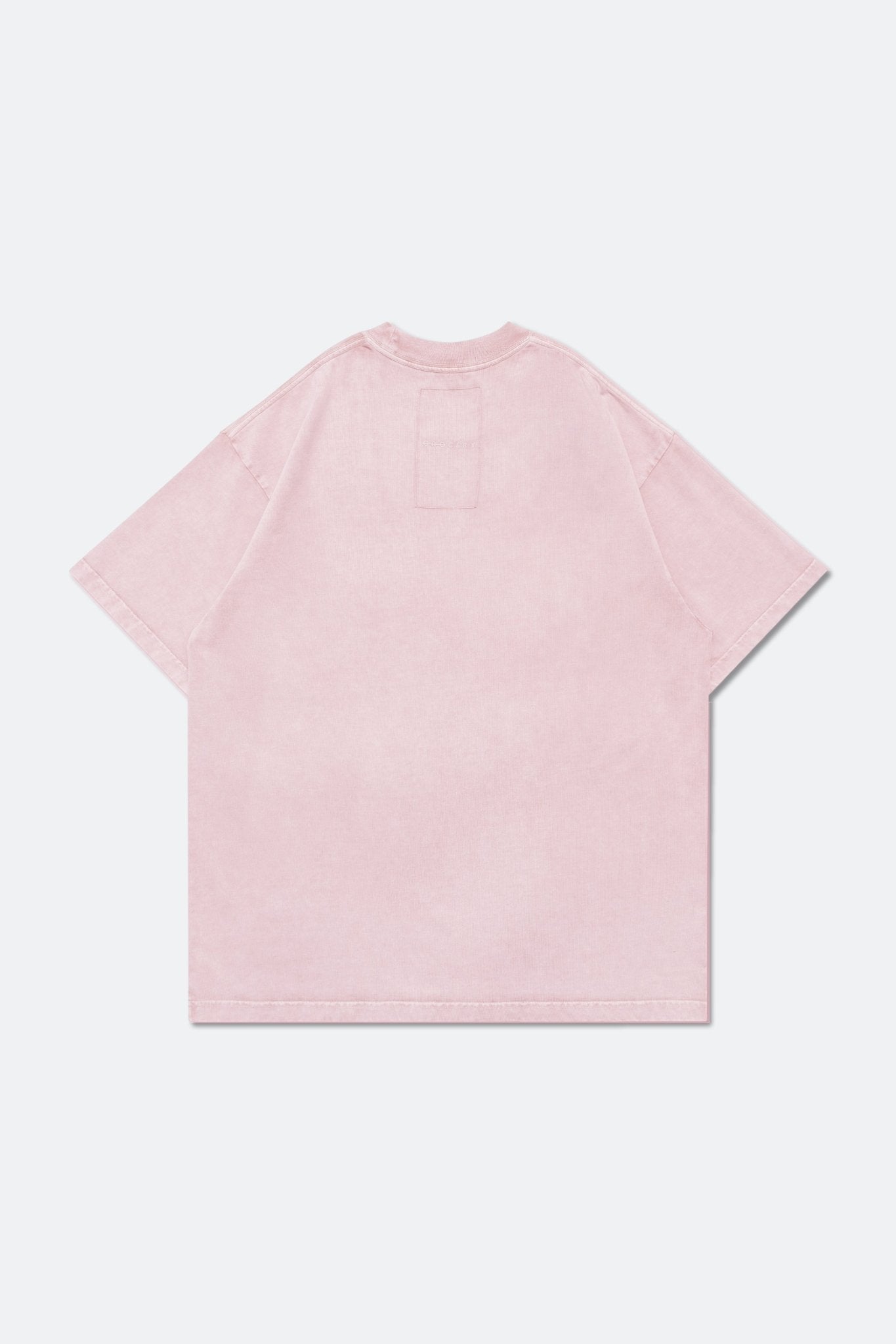 GROCERY BASIC WASHED BOXY TEE/ BABY PINK