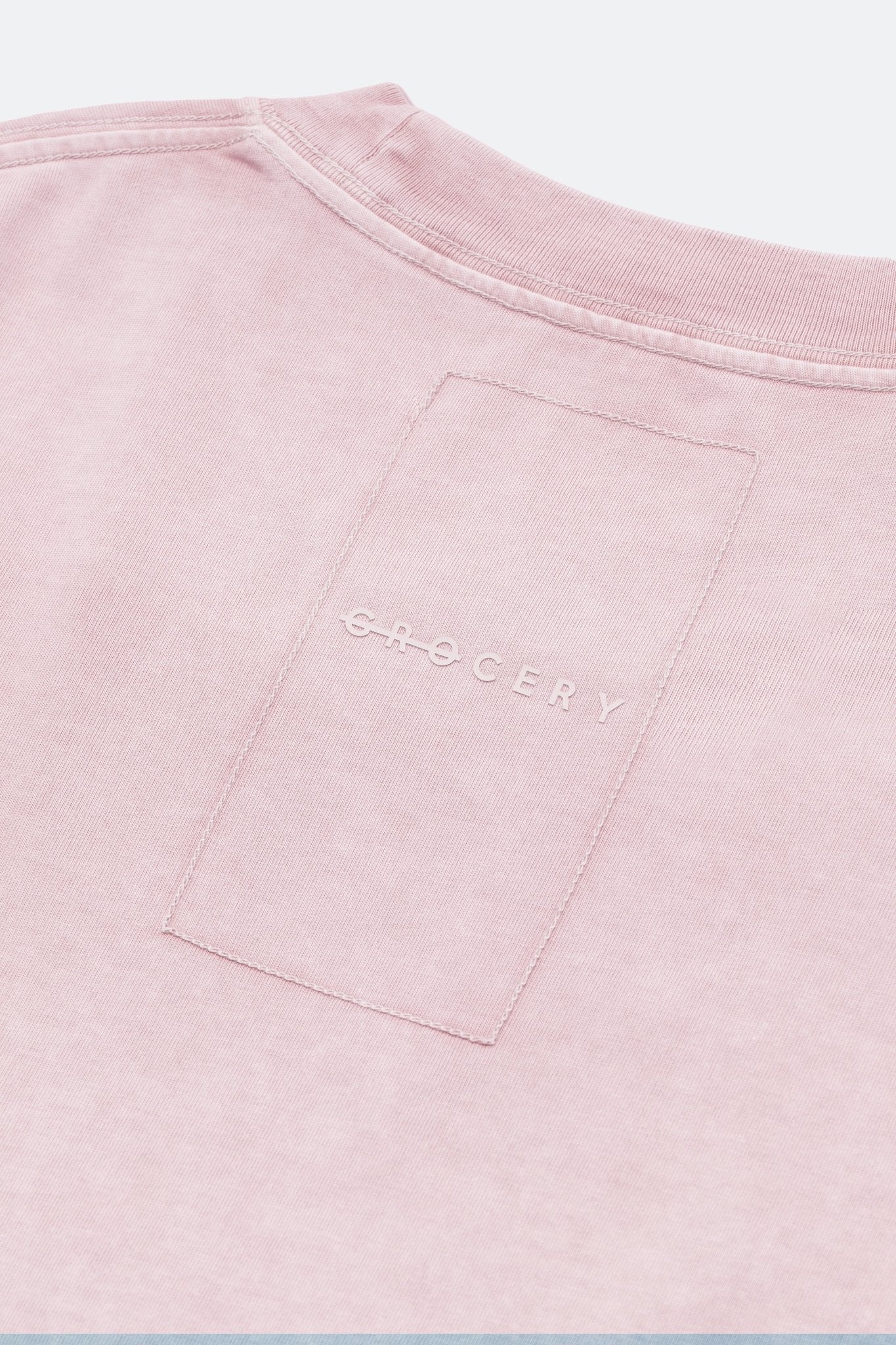 GROCERY BASIC WASHED BOXY TEE/ BABY PINK