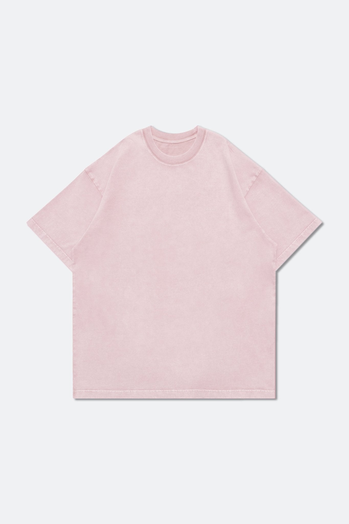 GROCERY BASIC WASHED BOXY TEE/ BABY PINK