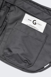 GROCERY MULTI POCKET SHOULDER BAG/ CHARCOAL